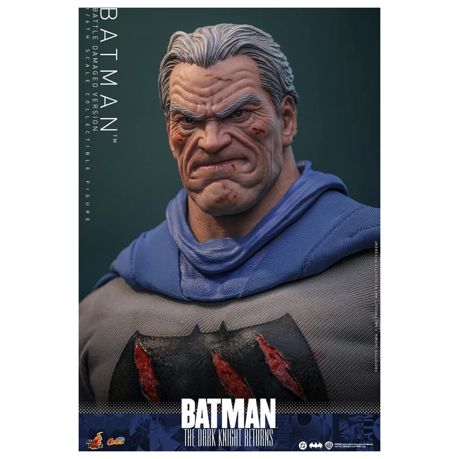 Batman: The Dark Knight Returns Comic Masterpiece akcijska figura 1/6 Batman (različica s poškodbami od bitke) 32 cm fotografija izdelka