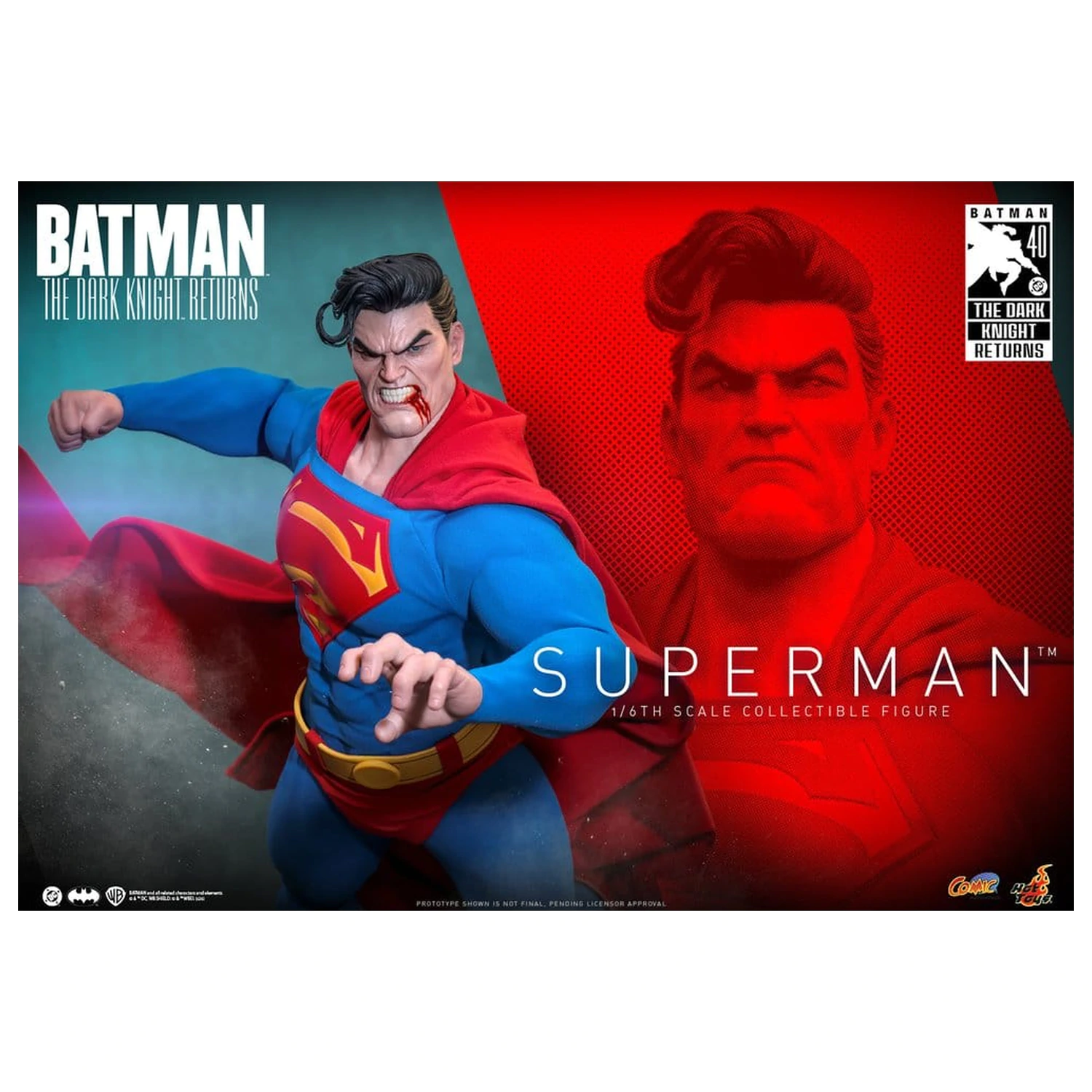 Batman: The Dark Knight Returns Comic Masterpiece akcijska figura 1/6 Superman 34 cm fotografija izdelka