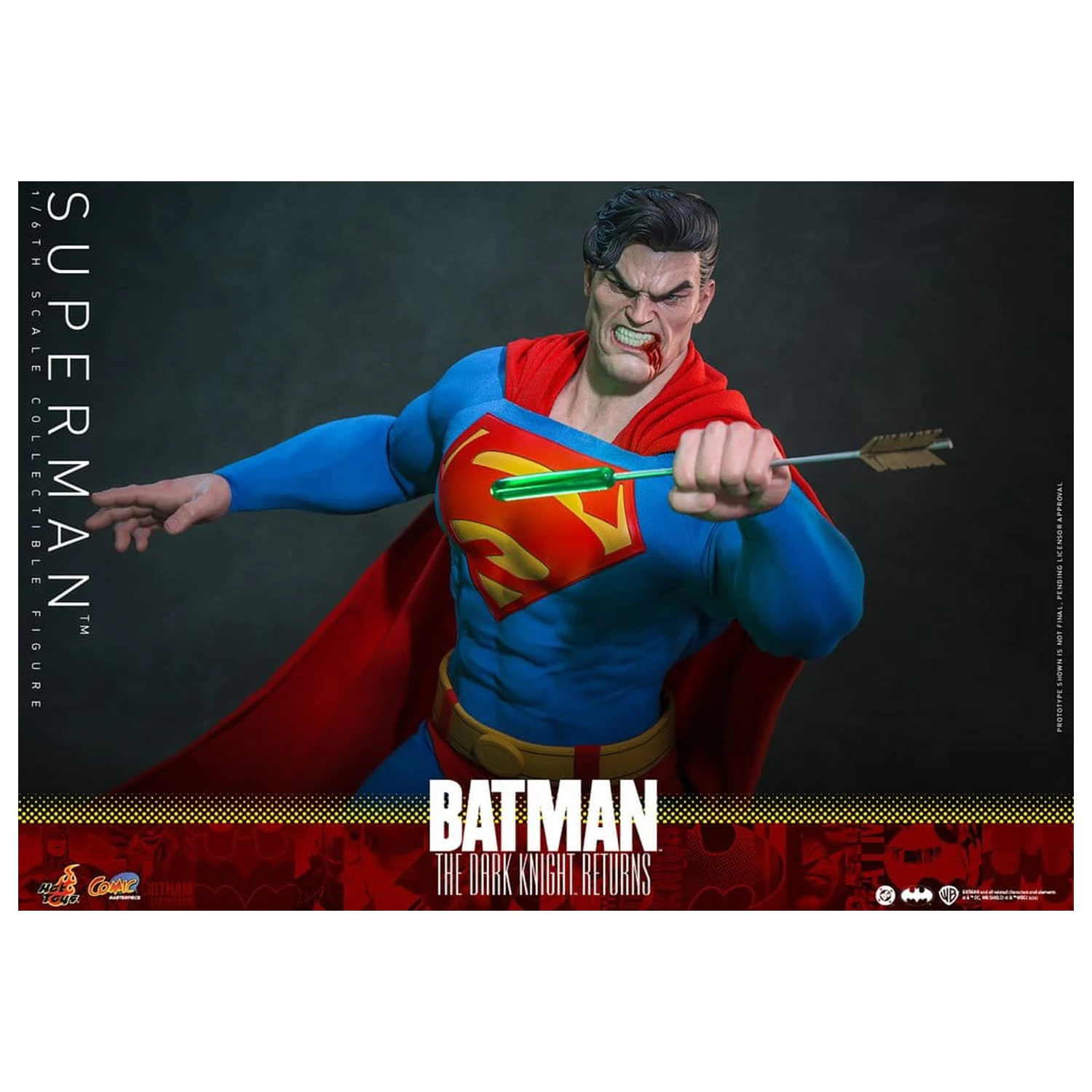 Batman: The Dark Knight Returns Comic Masterpiece akcijska figura 1/6 Superman 34 cm fotografija izdelka
