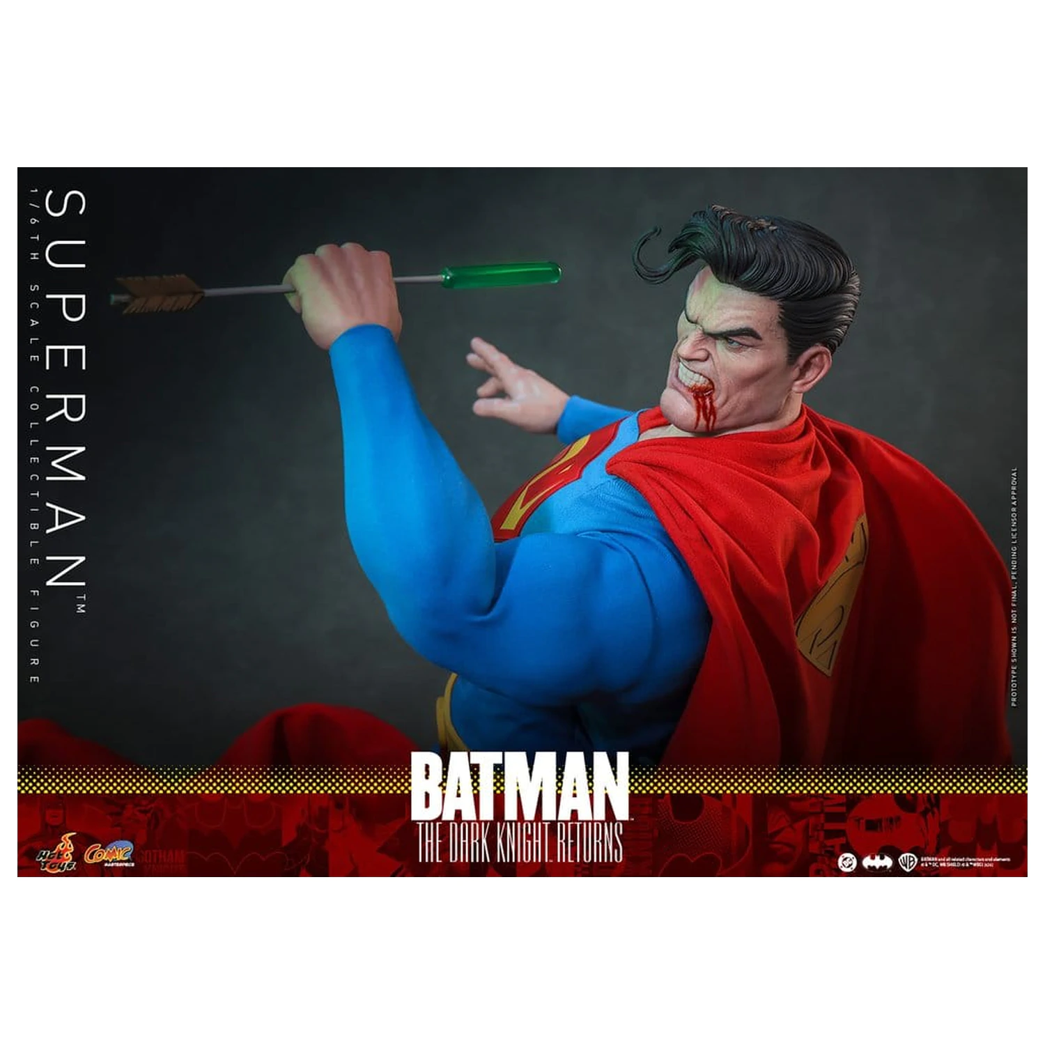 Batman: The Dark Knight Returns Comic Masterpiece akcijska figura 1/6 Superman 34 cm fotografija izdelka