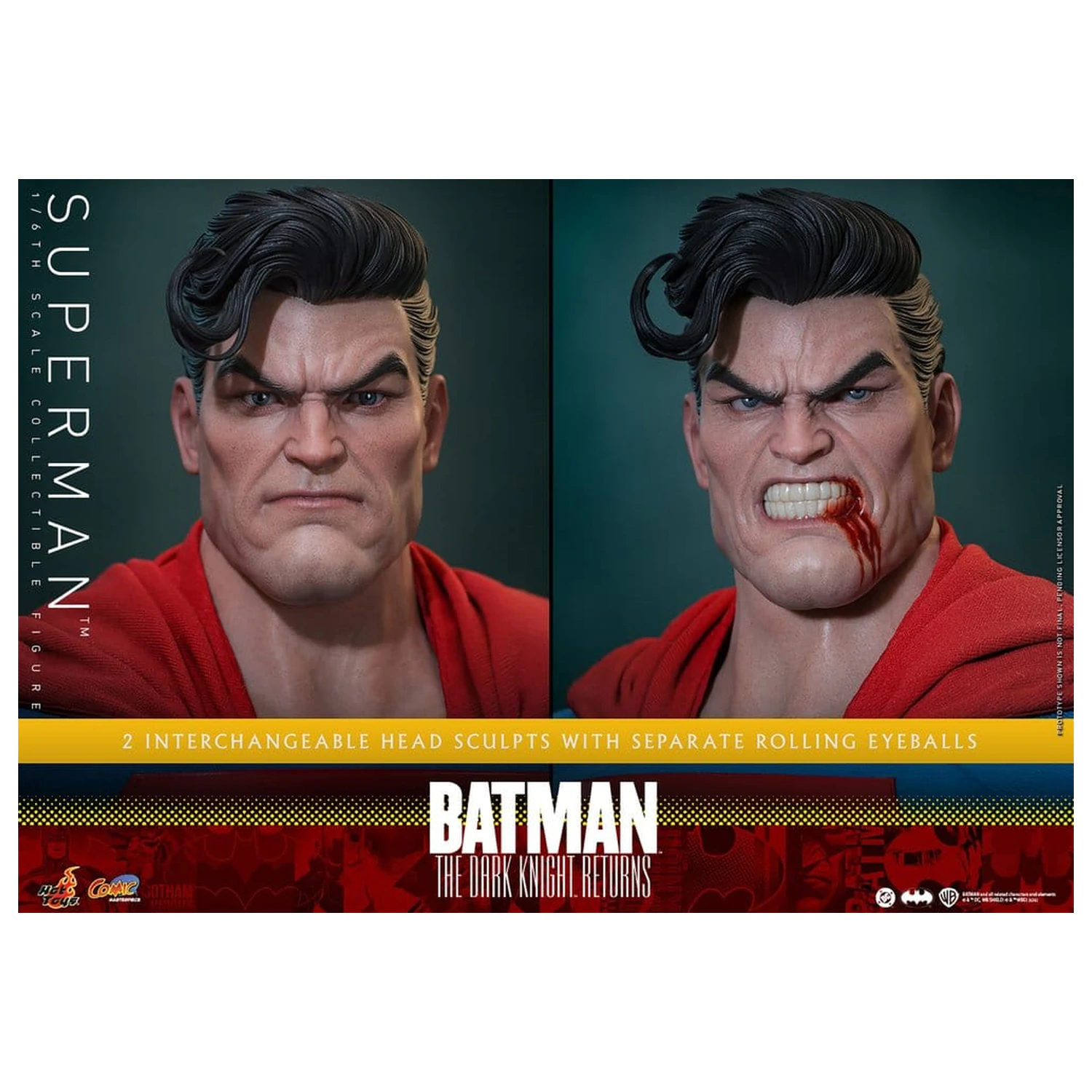 Batman: The Dark Knight Returns Comic Masterpiece akcijska figura 1/6 Superman 34 cm fotografija izdelka