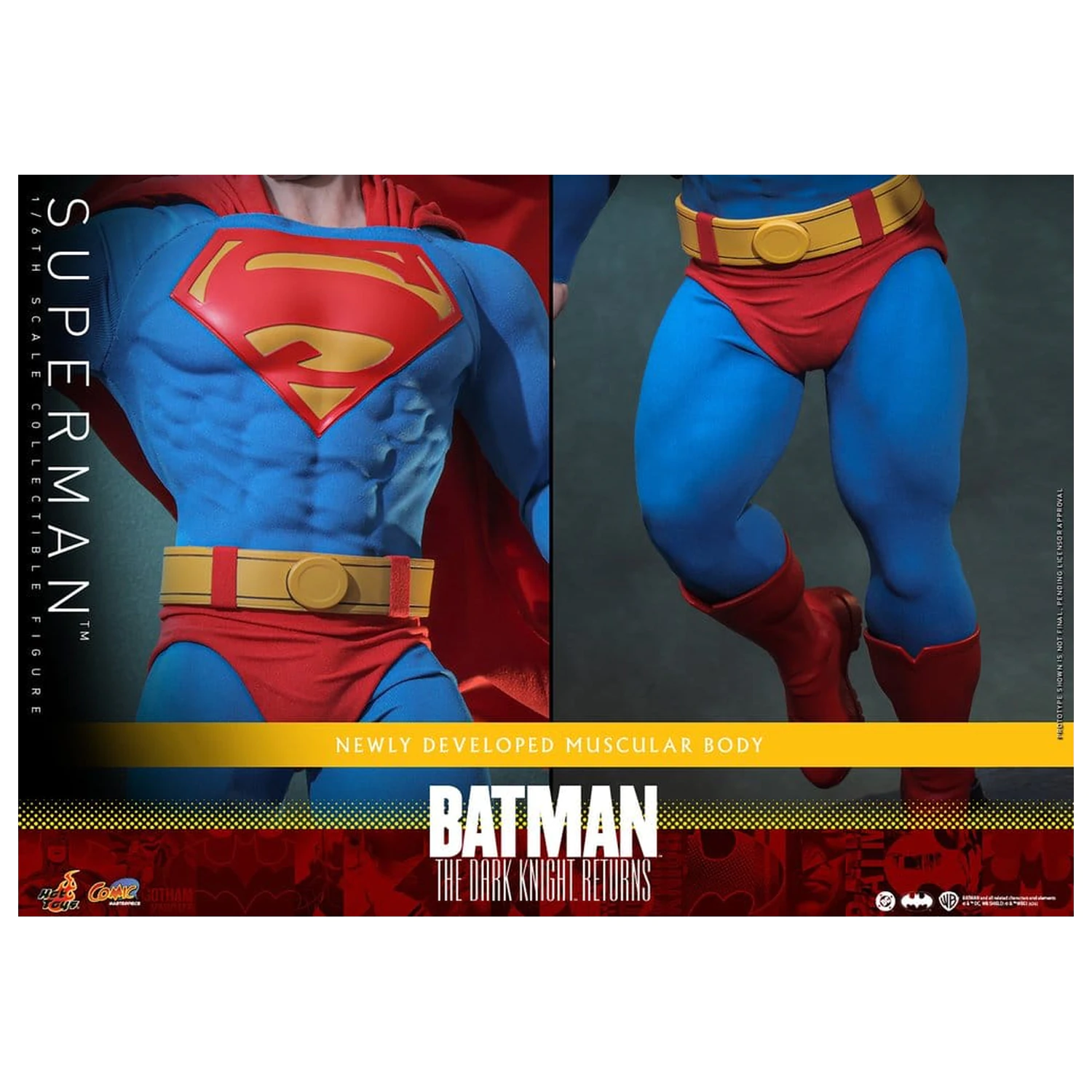 Batman: The Dark Knight Returns Comic Masterpiece akcijska figura 1/6 Superman 34 cm fotografija izdelka