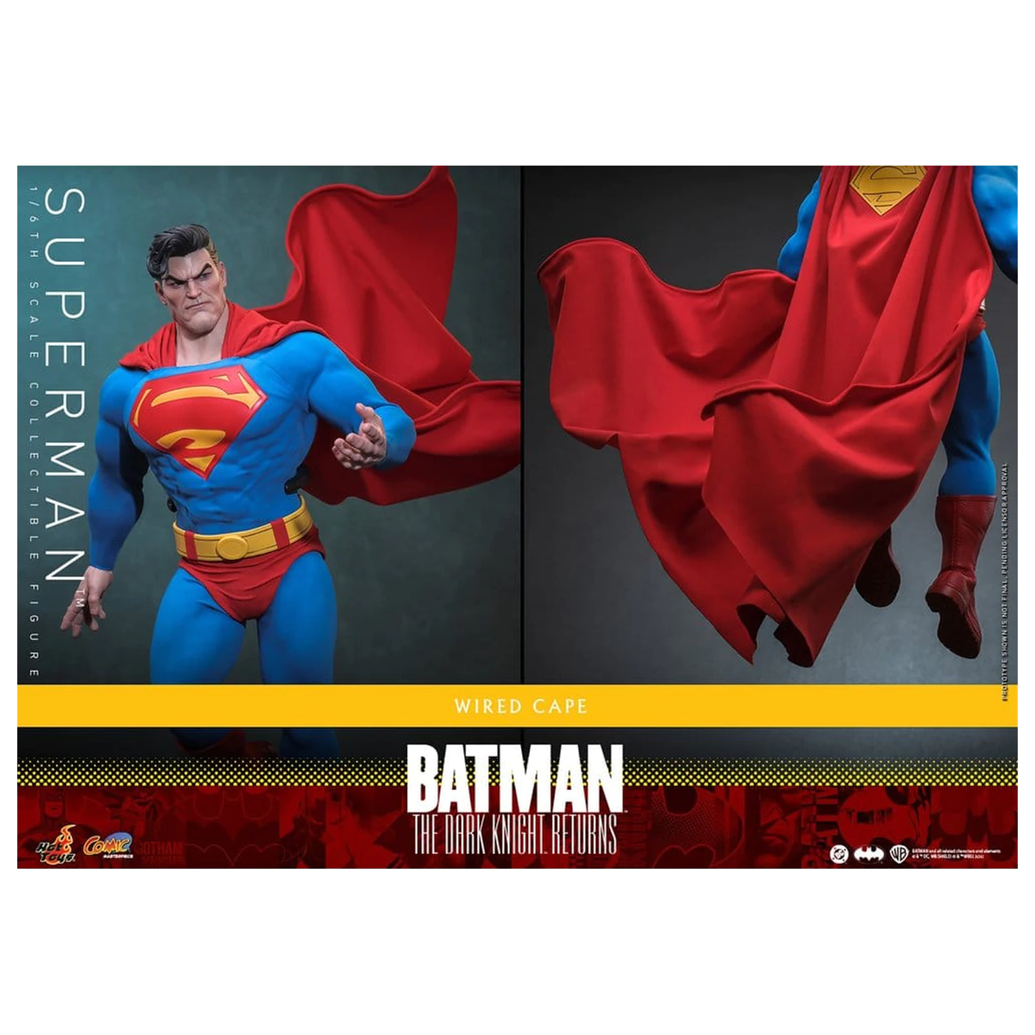 Batman: The Dark Knight Returns Comic Masterpiece akcijska figura 1/6 Superman 34 cm fotografija izdelka