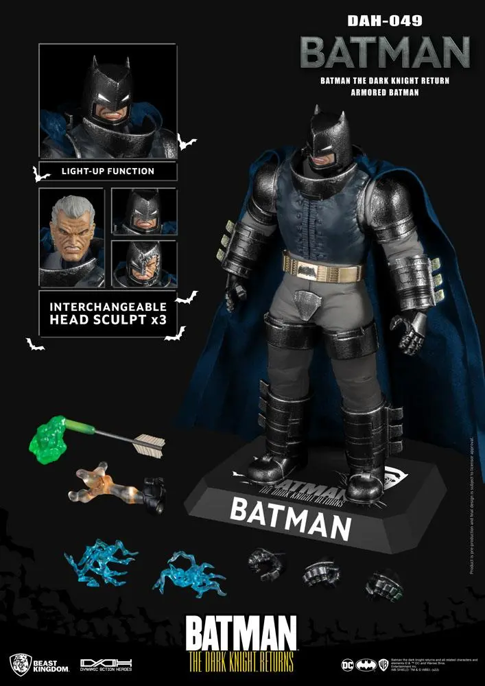 Batman The Dark Knight Returns Dynamic 8ction Heroes Akcijska Figura 1/9 Oklepni Batman 21 cm fotografija izdelka