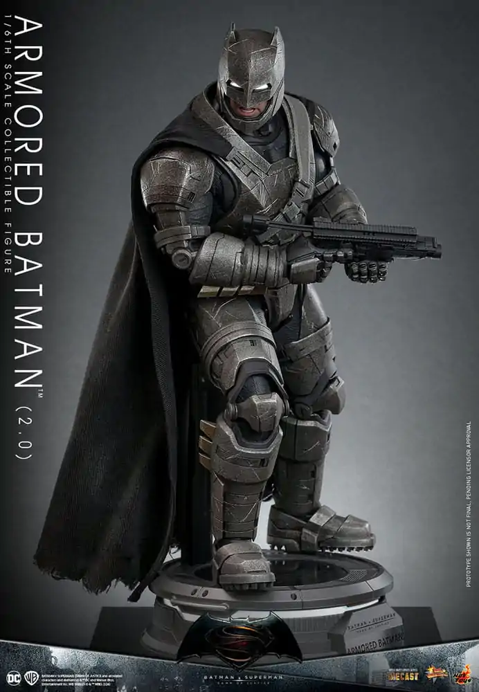 Batman v Superman: Dawn of Justice Movie Masterpiece akcijska figura 1/6 Oklepni Batman 2.0 33 cm fotografija izdelka