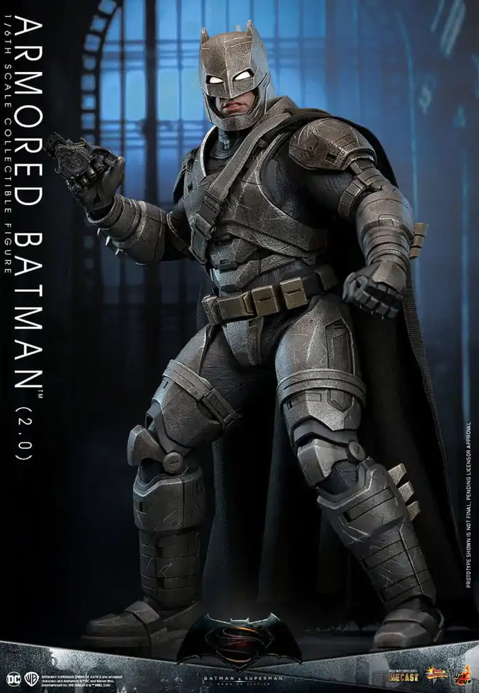 Batman v Superman: Dawn of Justice Movie Masterpiece akcijska figura 1/6 Oklepni Batman 2.0 33 cm fotografija izdelka