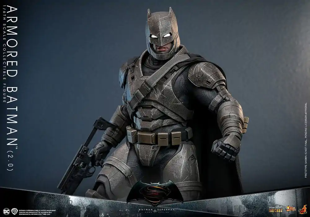 Batman v Superman: Dawn of Justice Movie Masterpiece akcijska figura 1/6 Oklepni Batman 2.0 33 cm fotografija izdelka