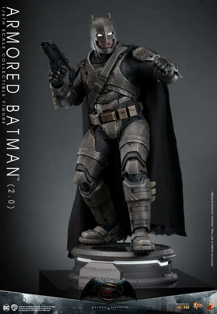 Batman v Superman: Dawn of Justice Movie Masterpiece akcijska figura 1/6 Oklepni Batman 2.0 33 cm fotografija izdelka