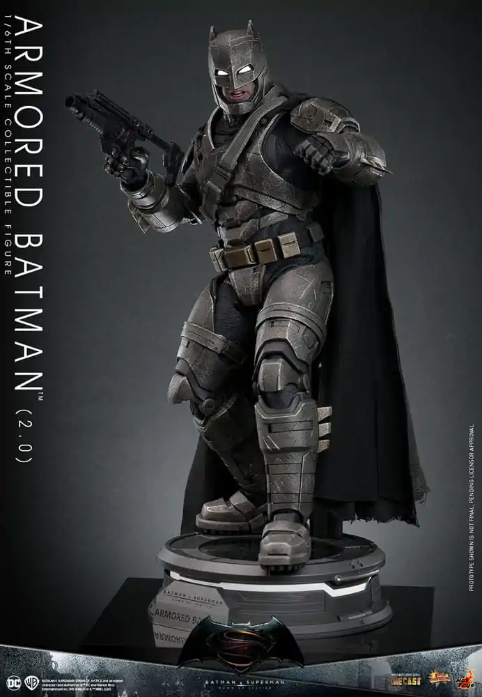 Batman v Superman: Dawn of Justice Movie Masterpiece akcijska figura 1/6 Oklepni Batman 2.0 33 cm fotografija izdelka