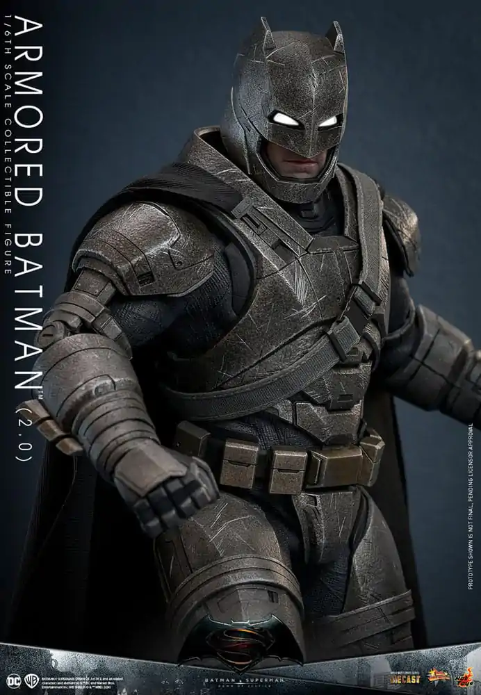 Batman v Superman: Dawn of Justice Movie Masterpiece akcijska figura 1/6 Oklepni Batman 2.0 33 cm fotografija izdelka