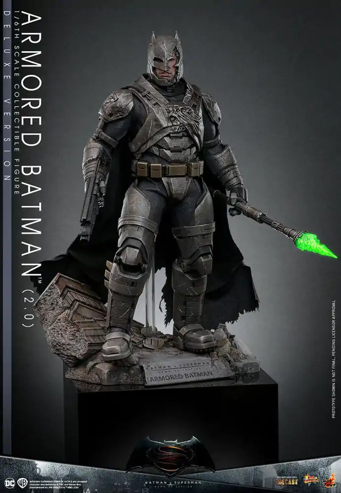 Batman v Superman: Dawn of Justice Movie Masterpiece akcijska figura 1/6 oklepni Batman 2.0 (Deluxe Version) 33 cm fotografija izdelka