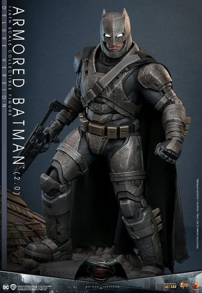 Batman v Superman: Dawn of Justice Movie Masterpiece akcijska figura 1/6 oklepni Batman 2.0 (Deluxe Version) 33 cm fotografija izdelka