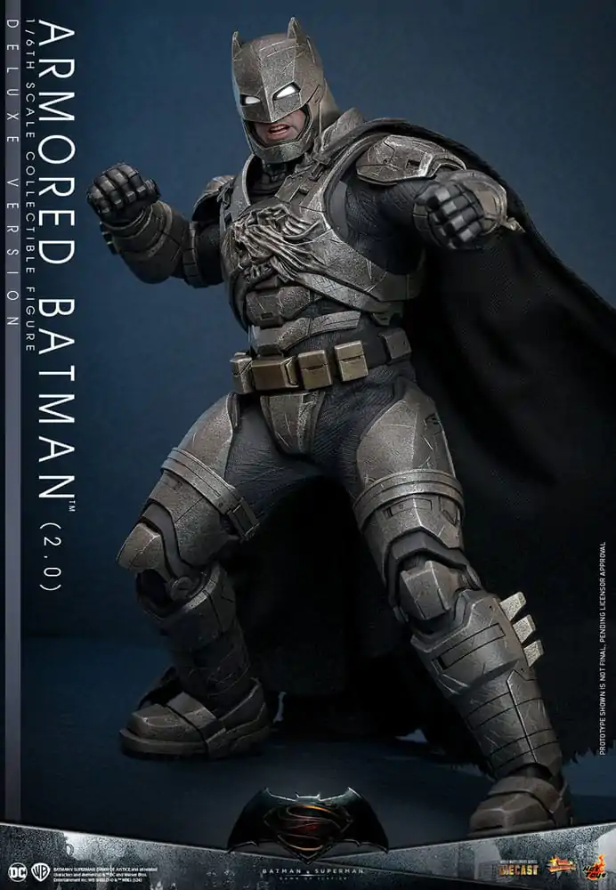 Batman v Superman: Dawn of Justice Movie Masterpiece akcijska figura 1/6 oklepni Batman 2.0 (Deluxe Version) 33 cm fotografija izdelka