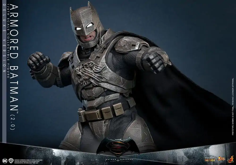 Batman v Superman: Dawn of Justice Movie Masterpiece akcijska figura 1/6 oklepni Batman 2.0 (Deluxe Version) 33 cm fotografija izdelka