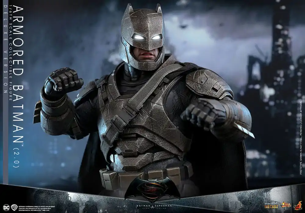 Batman v Superman: Dawn of Justice Movie Masterpiece akcijska figura 1/6 oklepni Batman 2.0 (Deluxe Version) 33 cm fotografija izdelka