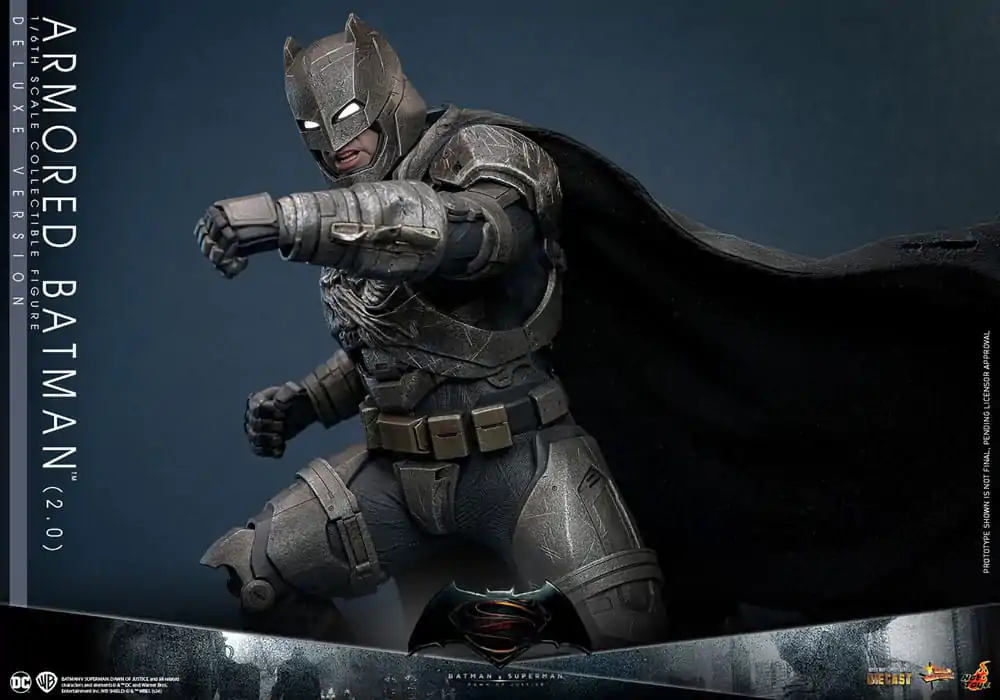 Batman v Superman: Dawn of Justice Movie Masterpiece akcijska figura 1/6 oklepni Batman 2.0 (Deluxe Version) 33 cm fotografija izdelka