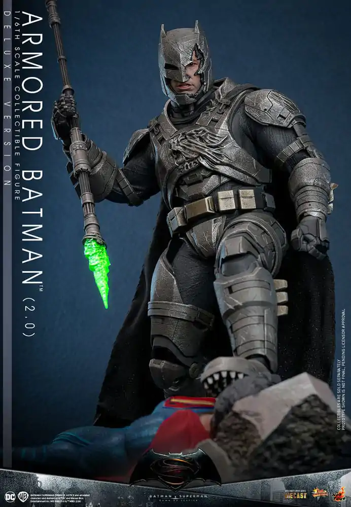 Batman v Superman: Dawn of Justice Movie Masterpiece akcijska figura 1/6 oklepni Batman 2.0 (Deluxe Version) 33 cm fotografija izdelka