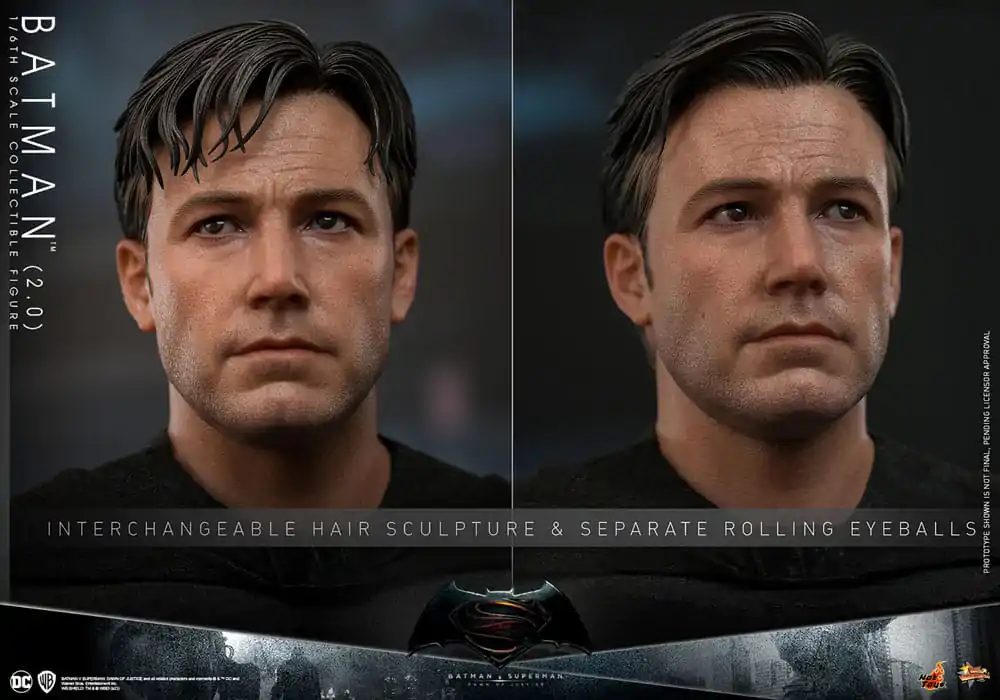 Batman v Superman: Dawn of Justice Movie Masterpiece akcijska figura 1/6 Batman 2.0 32 cm fotografija izdelka