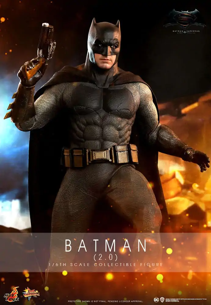 Batman v Superman: Dawn of Justice Movie Masterpiece akcijska figura 1/6 Batman 2.0 32 cm fotografija izdelka