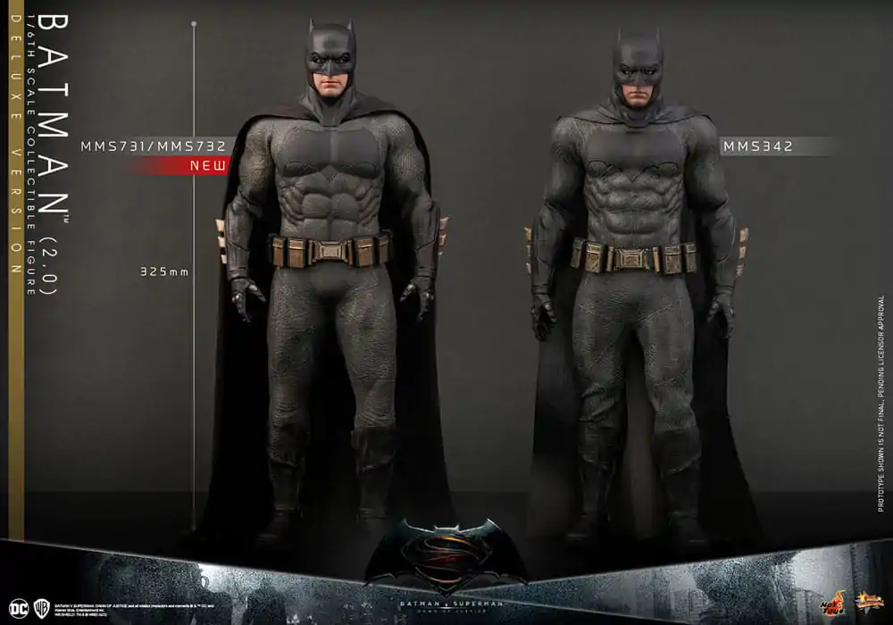 Batman v Superman: Dawn of Justice filmska mojstrovina akcijska figura 1/6 Batman 2.0 (Deluxe različica) 32 cm fotografija izdelka