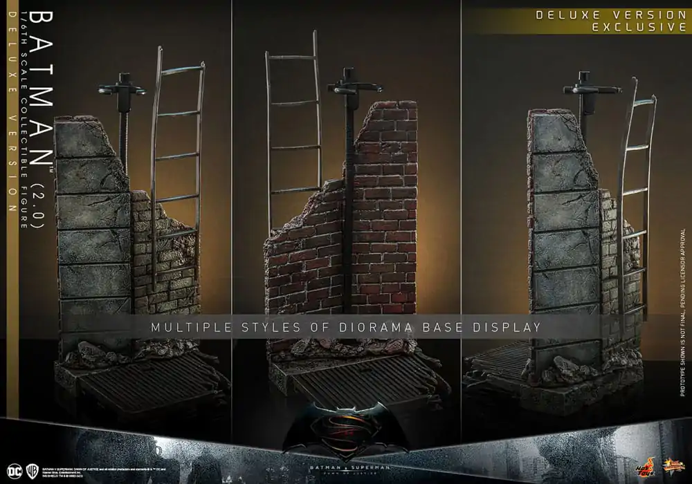 Batman v Superman: Dawn of Justice filmska mojstrovina akcijska figura 1/6 Batman 2.0 (Deluxe različica) 32 cm fotografija izdelka