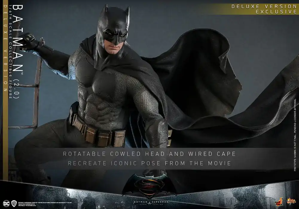 Batman v Superman: Dawn of Justice filmska mojstrovina akcijska figura 1/6 Batman 2.0 (Deluxe različica) 32 cm fotografija izdelka