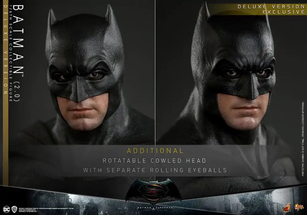 Batman v Superman: Dawn of Justice filmska mojstrovina akcijska figura 1/6 Batman 2.0 (Deluxe različica) 32 cm fotografija izdelka