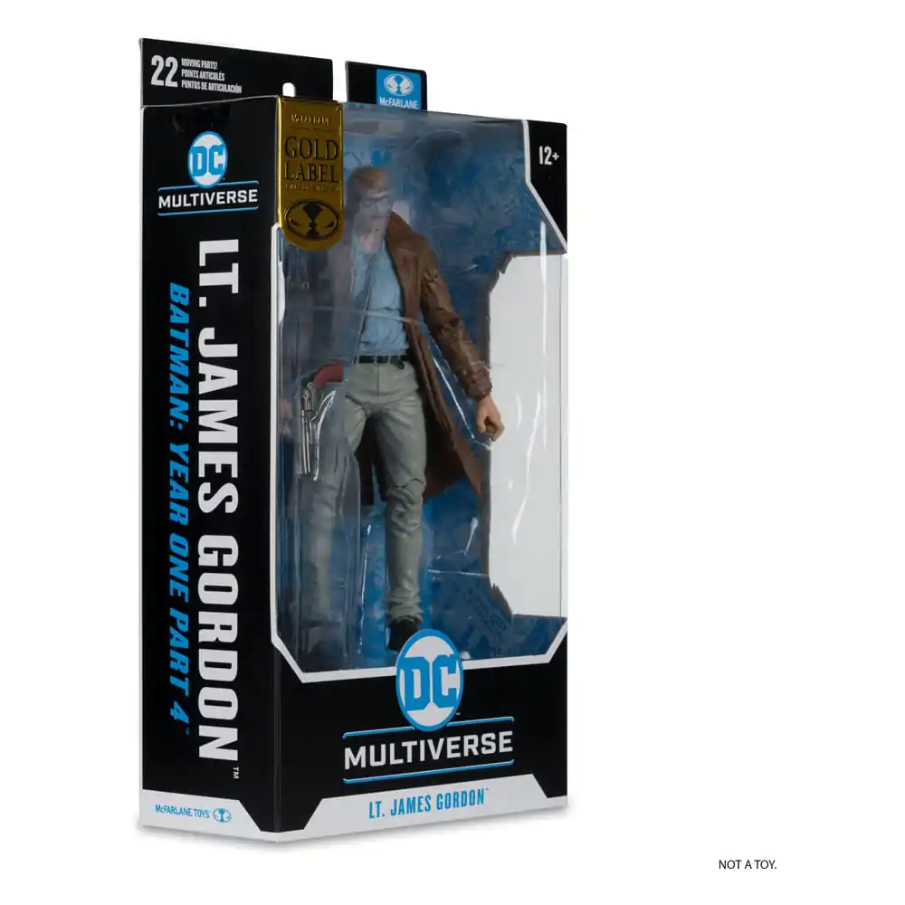 Batman Year One (Part 4) DC Multiverse Akcijska figura Lt. James Gordon (Gold Label) 18 cm fotografija izdelka