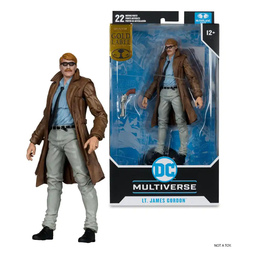 Batman Year One (Part 4) DC Multiverse Akcijska figura Lt. James Gordon (Gold Label) 18 cm fotografija izdelka