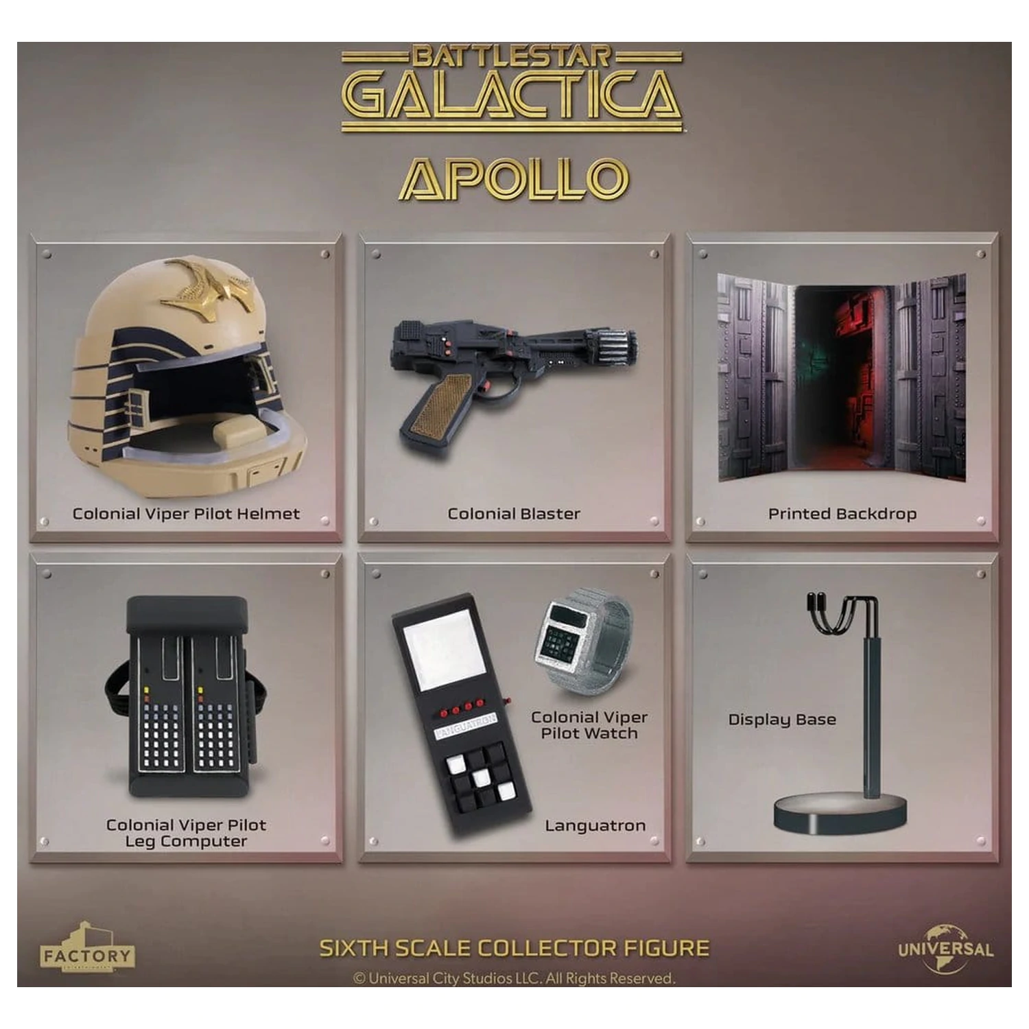 Battlestar Galactica akcijska figura 1/6 Captain Apollo 30 cm fotografija izdelka
