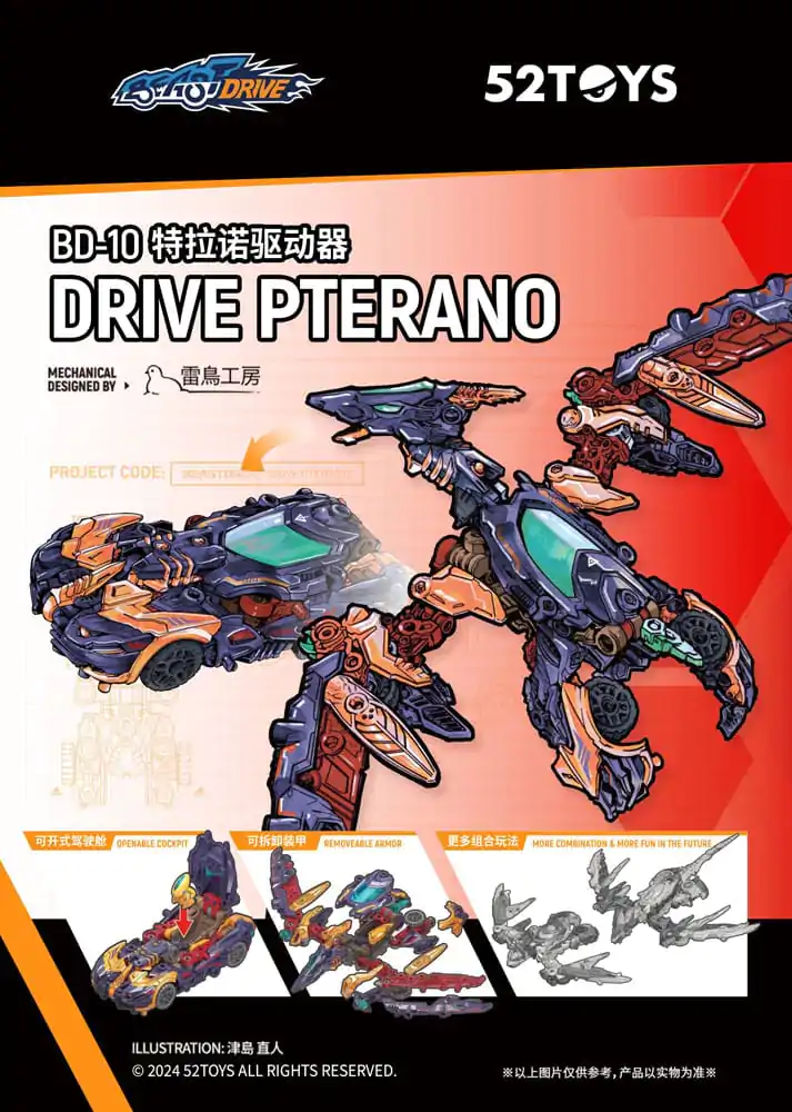 Beastbox Figura BD-10 Drive Pterano 11 cm fotografija izdelka