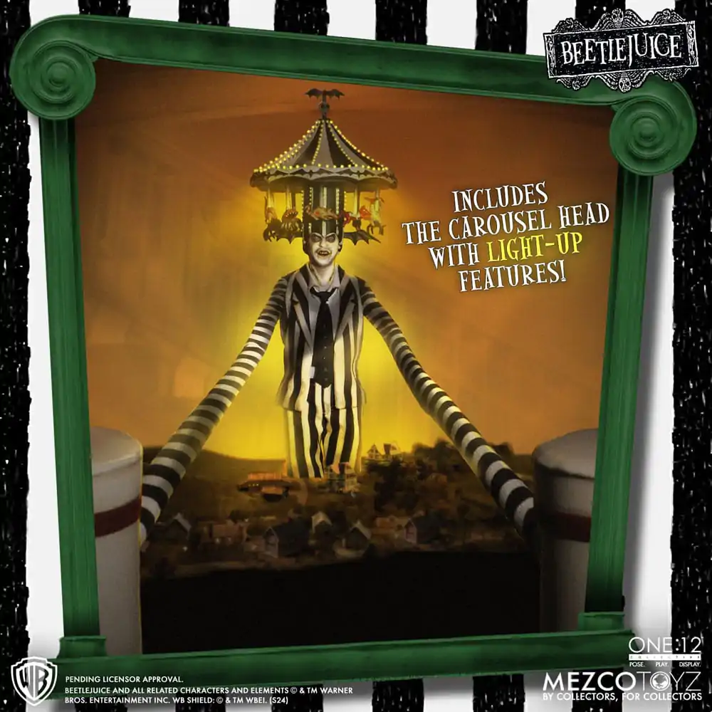 Akcijska figura Beetlejuice 1/12 Beetlejuice Deluxe Edition 18 cm fotografija izdelka