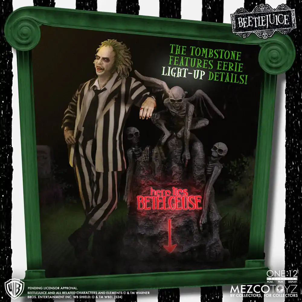 Akcijska figura Beetlejuice 1/12 Beetlejuice Deluxe Edition 18 cm fotografija izdelka