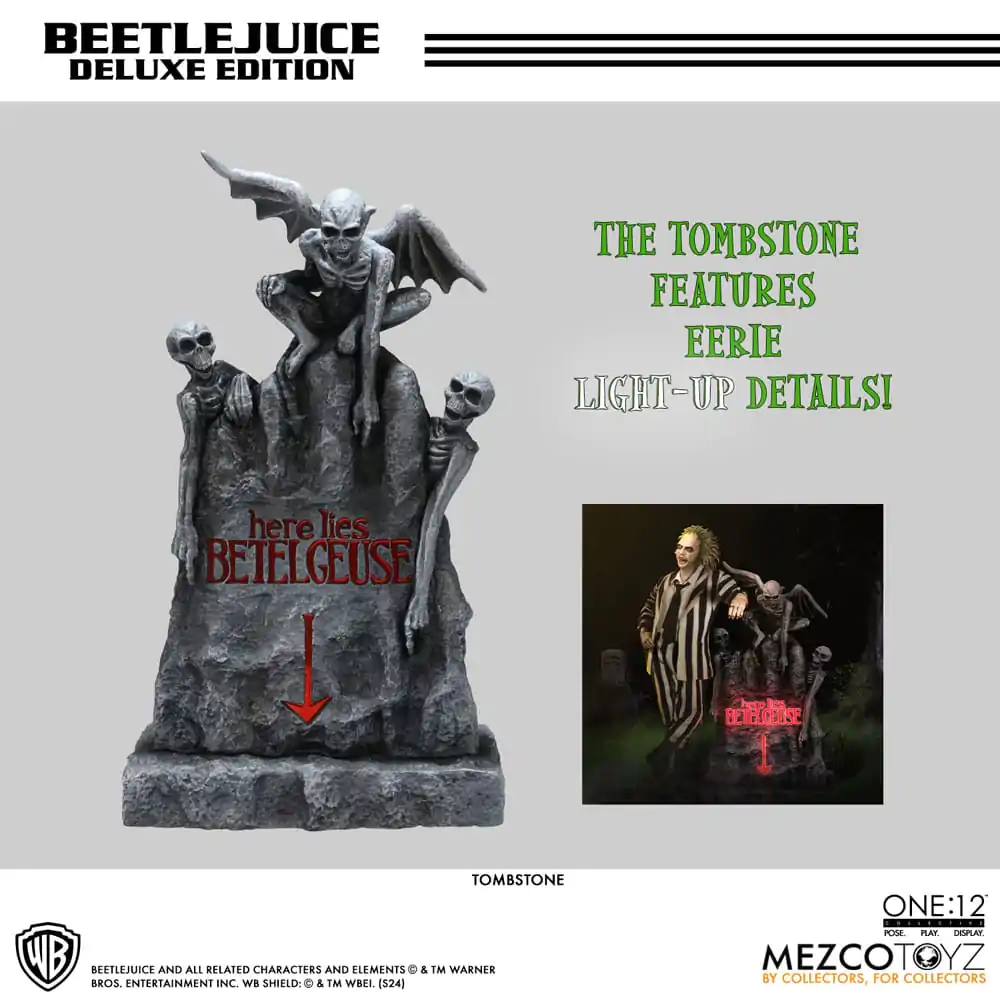 Akcijska figura Beetlejuice 1/12 Beetlejuice Deluxe Edition 18 cm fotografija izdelka