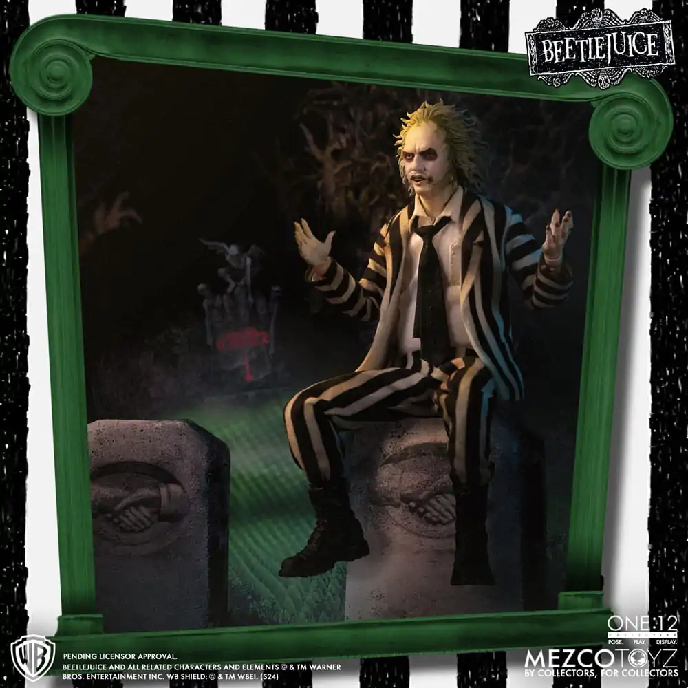 Akcijska figura Beetlejuice 1/12 Beetlejuice Deluxe Edition 18 cm fotografija izdelka