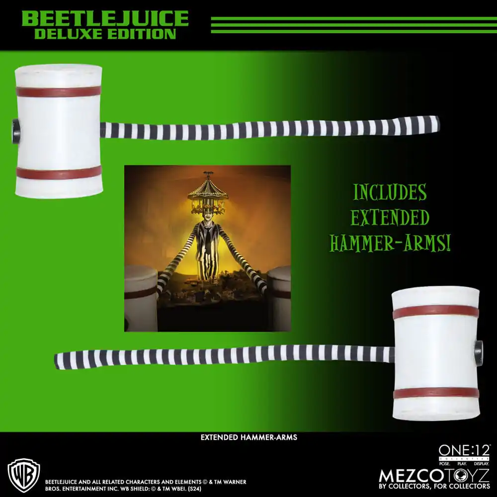 Akcijska figura Beetlejuice 1/12 Beetlejuice Deluxe Edition 18 cm fotografija izdelka