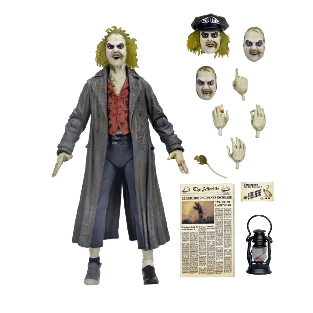 Beetlejuice 1988 Ultimate akcijska figura Beetlejuice: Tour Guide The Bio-Exorcist 18 cm fotografija izdelka