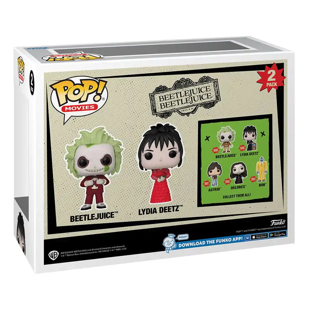 Beetlejuice 2 Funko POP! Animation Vinilne Figure 2-Pack Beetlejuice & Lydia Deetz 9 cm fotografija izdelka