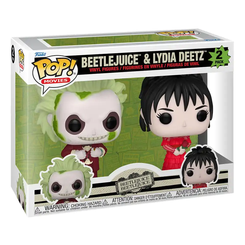 Beetlejuice 2 Funko POP! Animation Vinilne Figure 2-Pack Beetlejuice & Lydia Deetz 9 cm fotografija izdelka