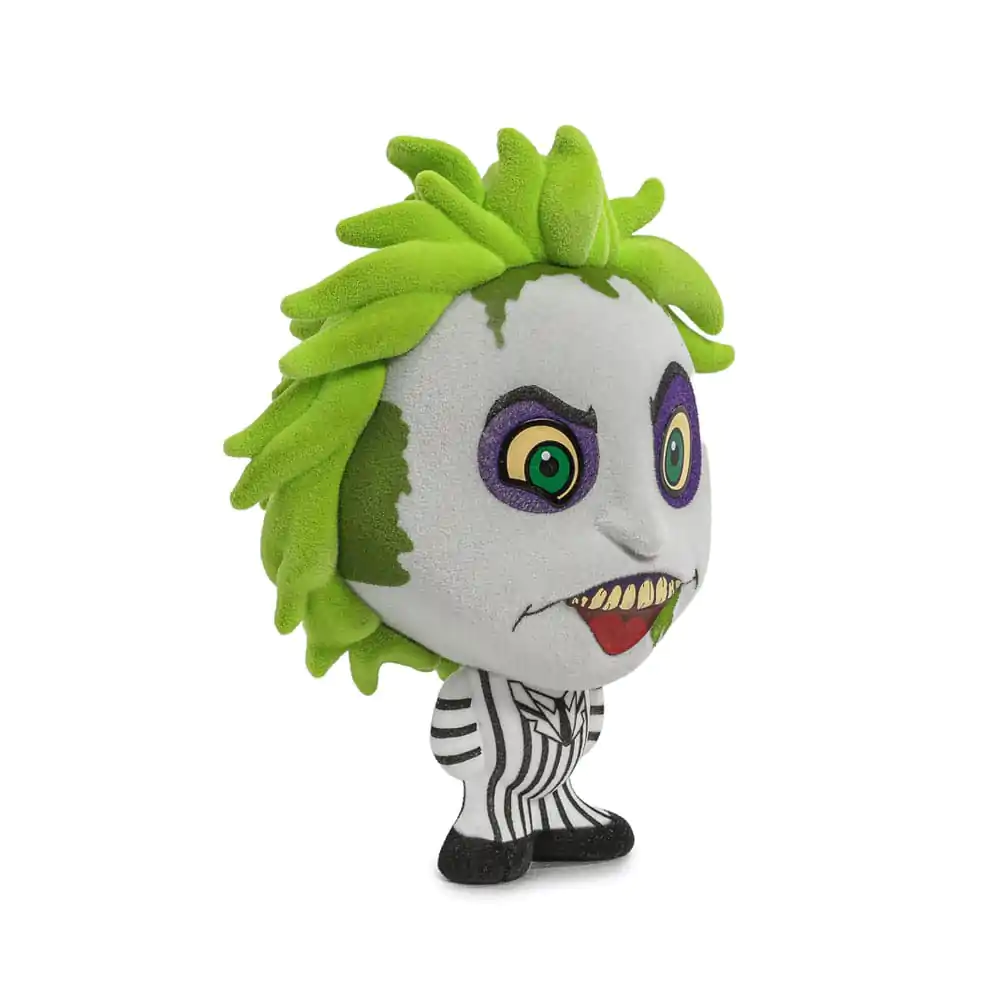 Beetlejuice Beetlejuice Bhunny flocked vinil figura Beetlejuice Striped Suit 10 cm fotografija izdelka