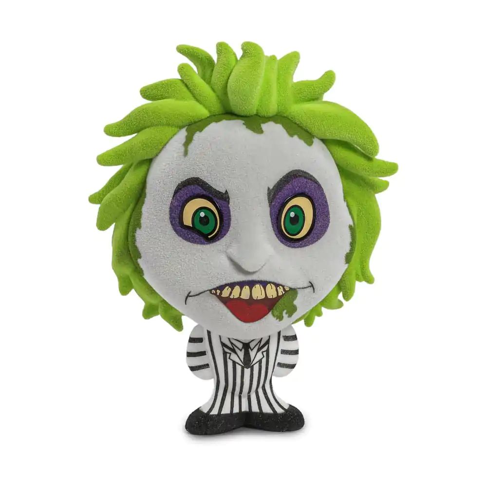 Beetlejuice Beetlejuice Bhunny flocked vinil figura Beetlejuice Striped Suit 10 cm fotografija izdelka