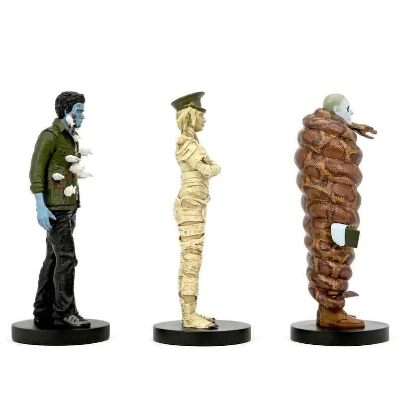 Beetlejuice Beetlejuice Immigration Hall Mumificiran uradnik za priseljevanje, Richard & Anaconda Man paket 3 figure 10 cm fotografija izdelka