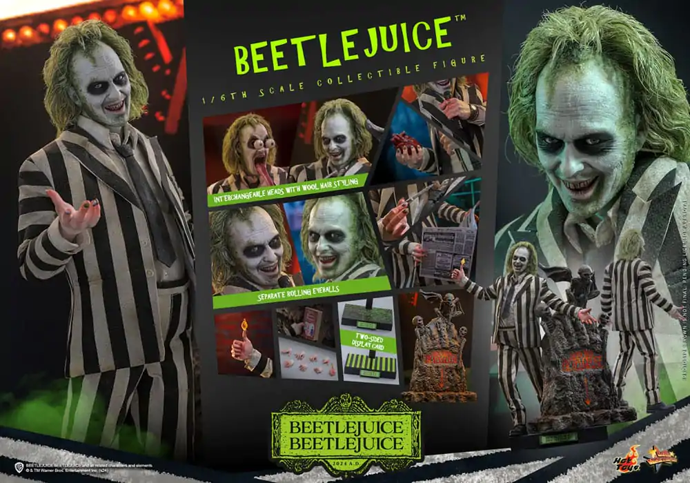 Beetlejuice Beetlejuice Movie Masterpiece Akcijska Figura 1/6 Beetlejuice 30 cm fotografija izdelka