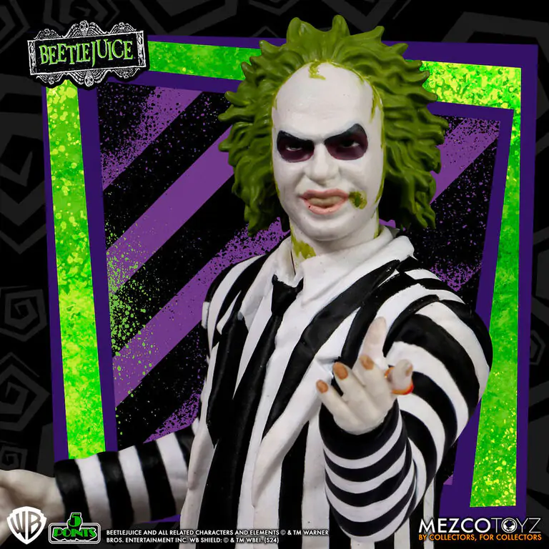 Beetlejuice - Beetlejuice Striped Suite figura 9,5 cm fotografija izdelka