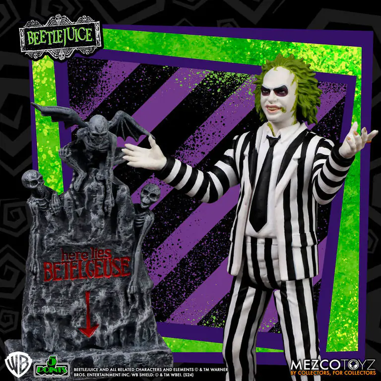 Beetlejuice - Beetlejuice Striped Suite figura 9,5 cm fotografija izdelka