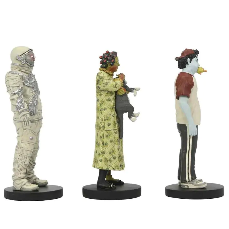 Beetlejuice Beetlejuice Waiting Room Cat Lady, Space Man & Hot Dog Champion paket 3 figure 10 cm fotografija izdelka