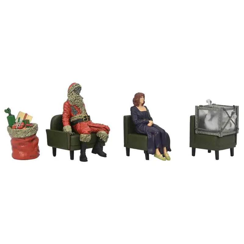 Beetlejuice Beetlejuice Waiting Room Delia, Escape Artist & Mummified Santa paket 3 figure 7,5 cm fotografija izdelka