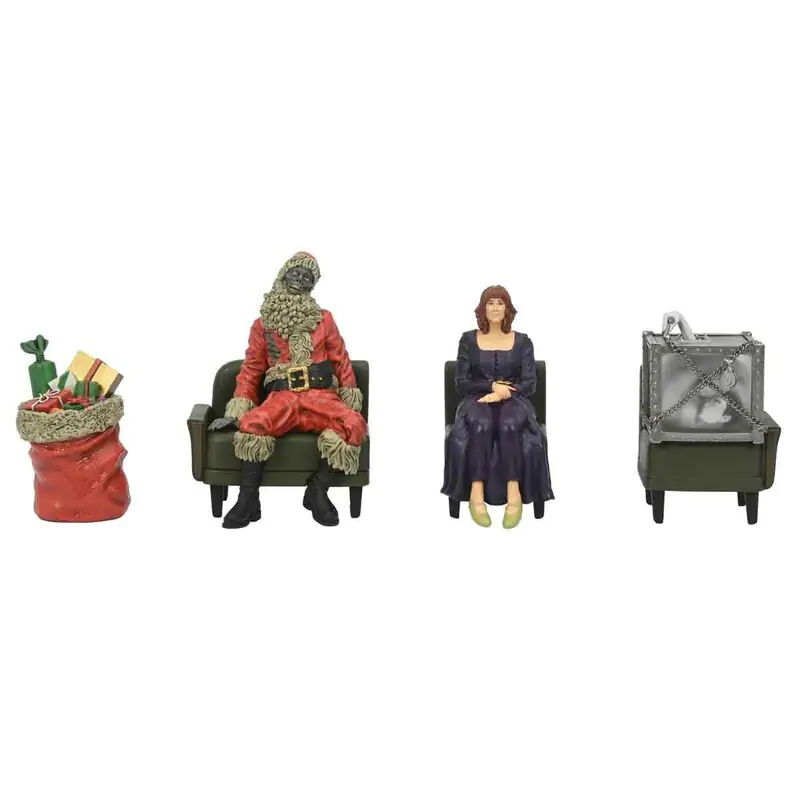 Beetlejuice Beetlejuice Waiting Room Delia, Escape Artist & Mummified Santa paket 3 figure 7,5 cm fotografija izdelka