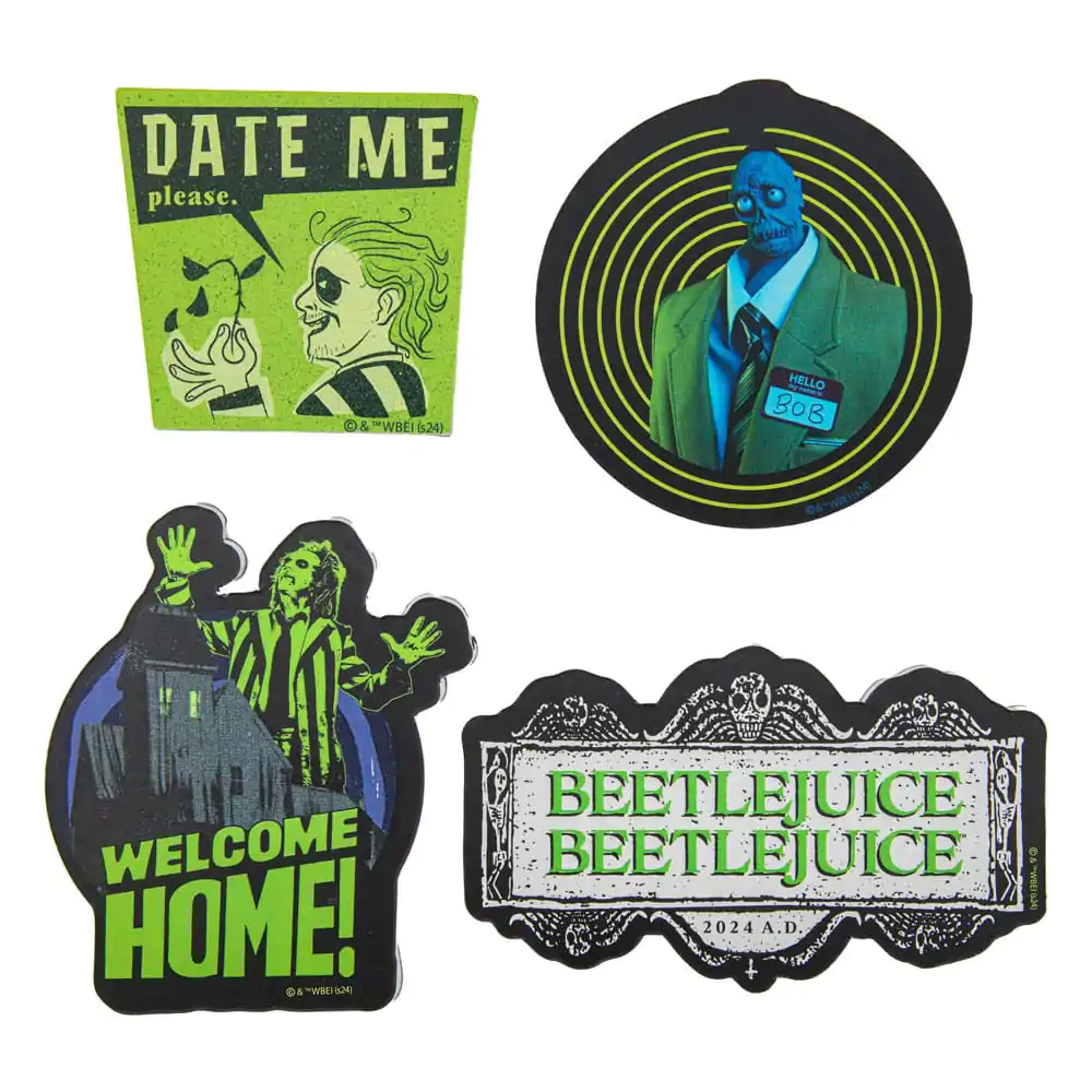 Beetlejuice magneti za hladilnik, 4-pack fotografija izdelka