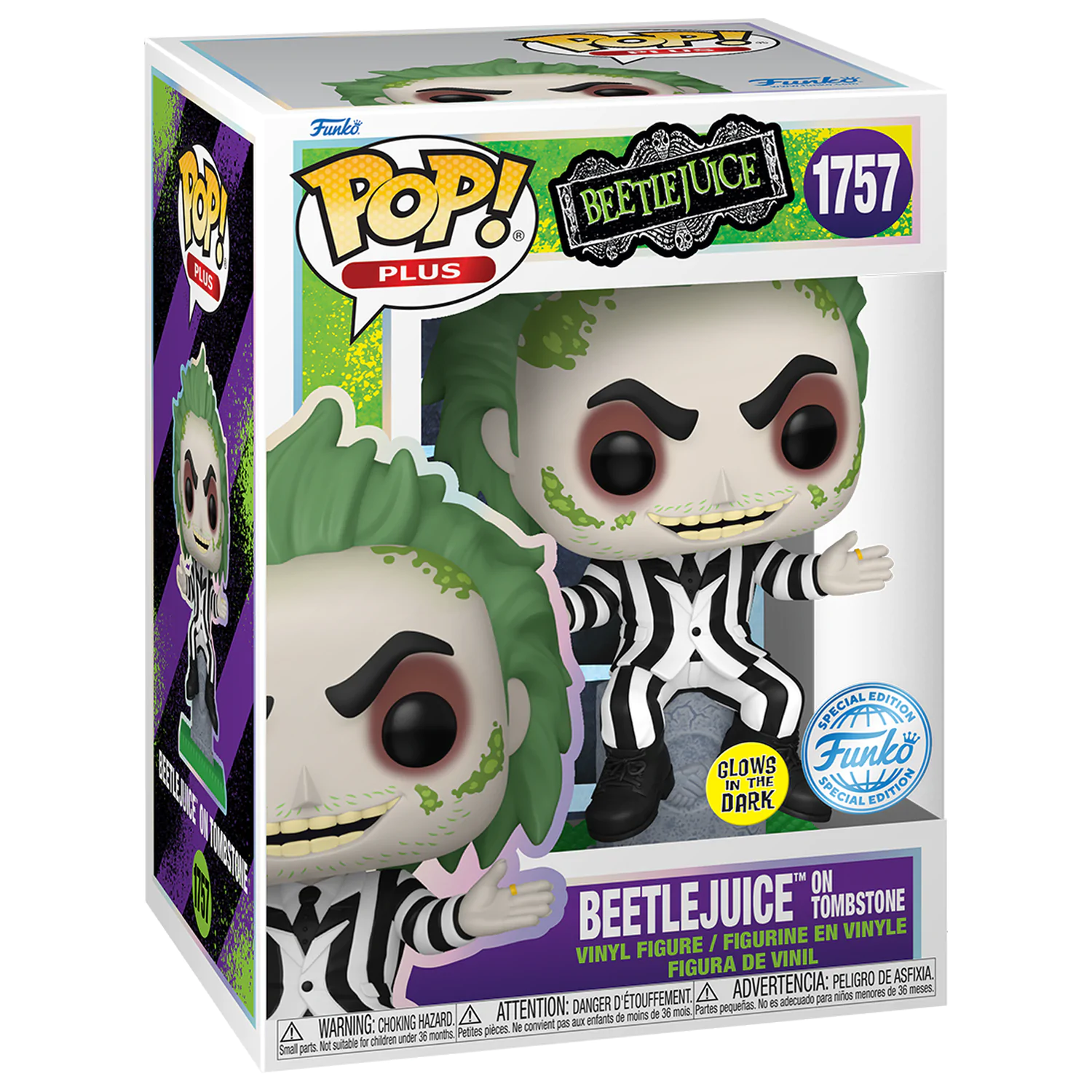 Beetlejuice Funko POP! Movies Vinil Figura BTLJCE na kamnu (GW) Ekskluzivno 9 cm fotografija izdelka